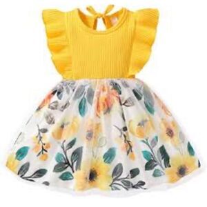 NEW Infant Baby Dress Ruffles Lace Party Wedding 18-24M